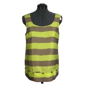 BCBGeneration Unique sleeveless striped tank top. Size XS (runs big). NWT.